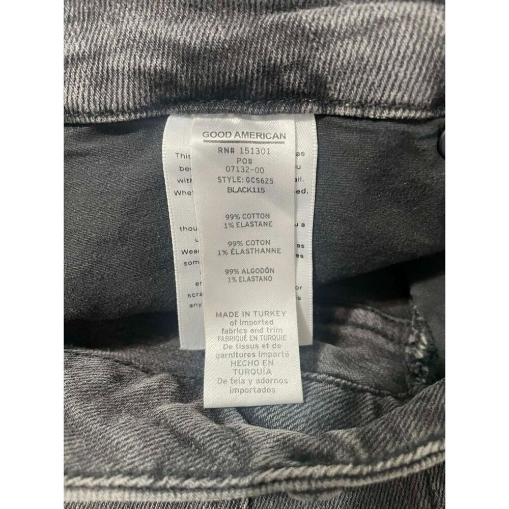 Good American Size 10 30 Jeans Distressed Denim - Picture 8 of 10